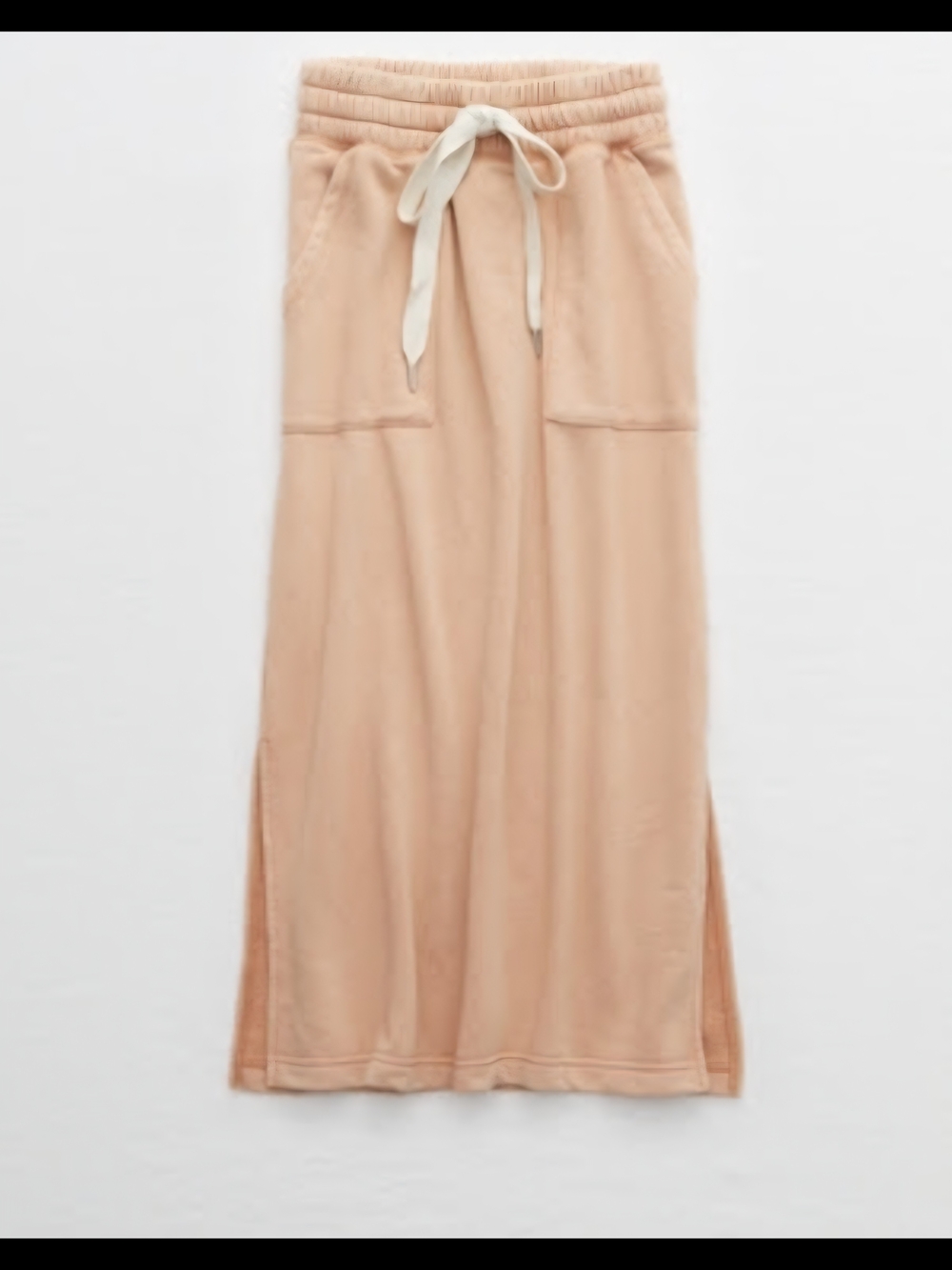aerie 'Sunday Soft' Midi Skirt in Raw Sienna